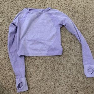 long sleeve workout top